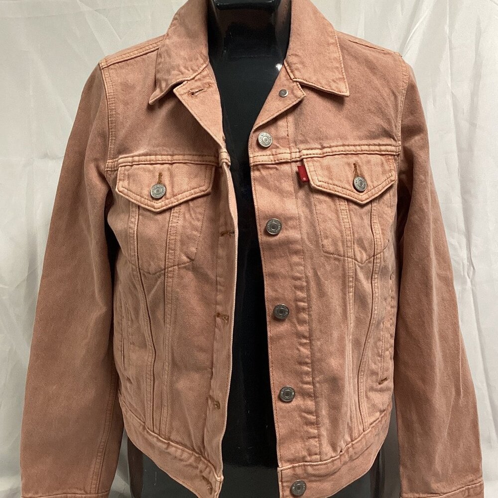 Levi's Original Trucker Jacket Pink Small (Previously Owned- Like New Condition)
